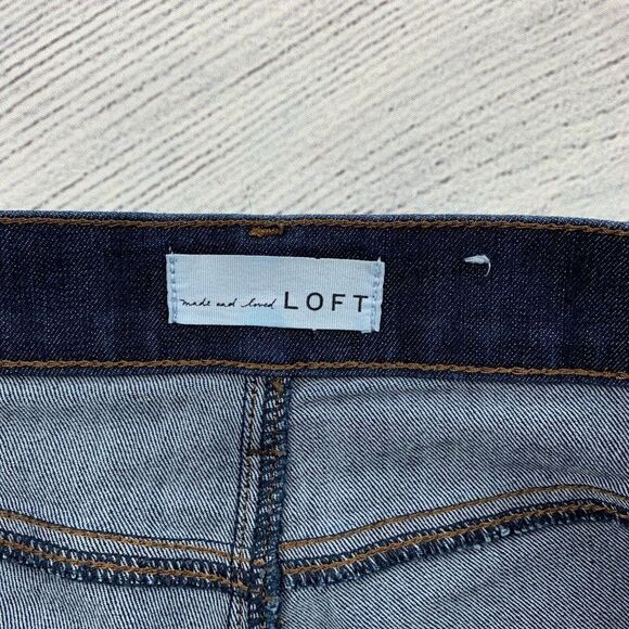LOFT Jeans 26 / 2 Skinny Dark Wash Inseam 28.5" - Picture 7 of 9